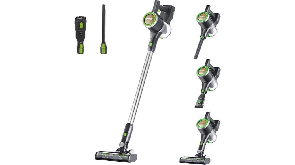 cordless stick vacuum with rapid cleaning