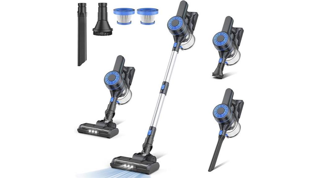 cordless vacuum cleaner bluegrey