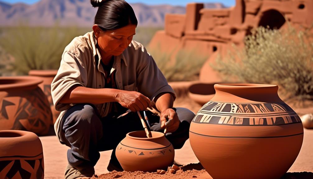 crafting pottery with precision