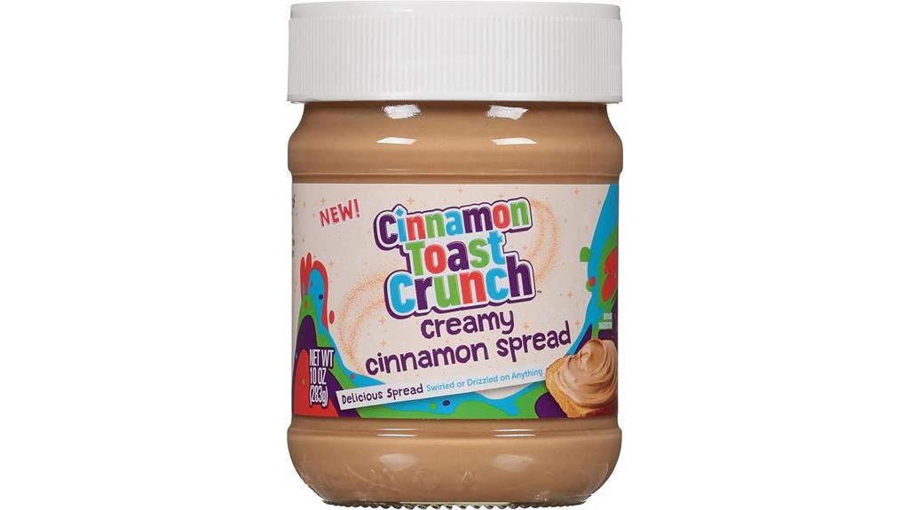 creamy cinnamon spread 10 ounce