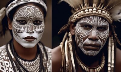 cultural fusion through face paint