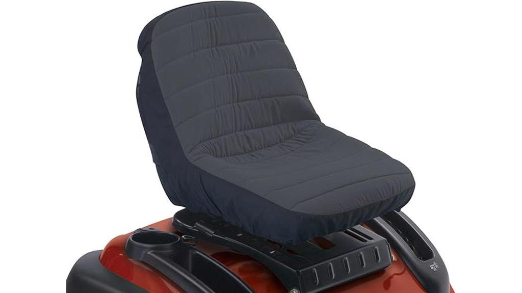 deluxe riding lawn mower seat cover