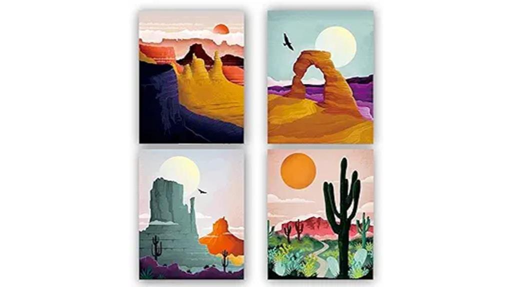 desert landscape art prints