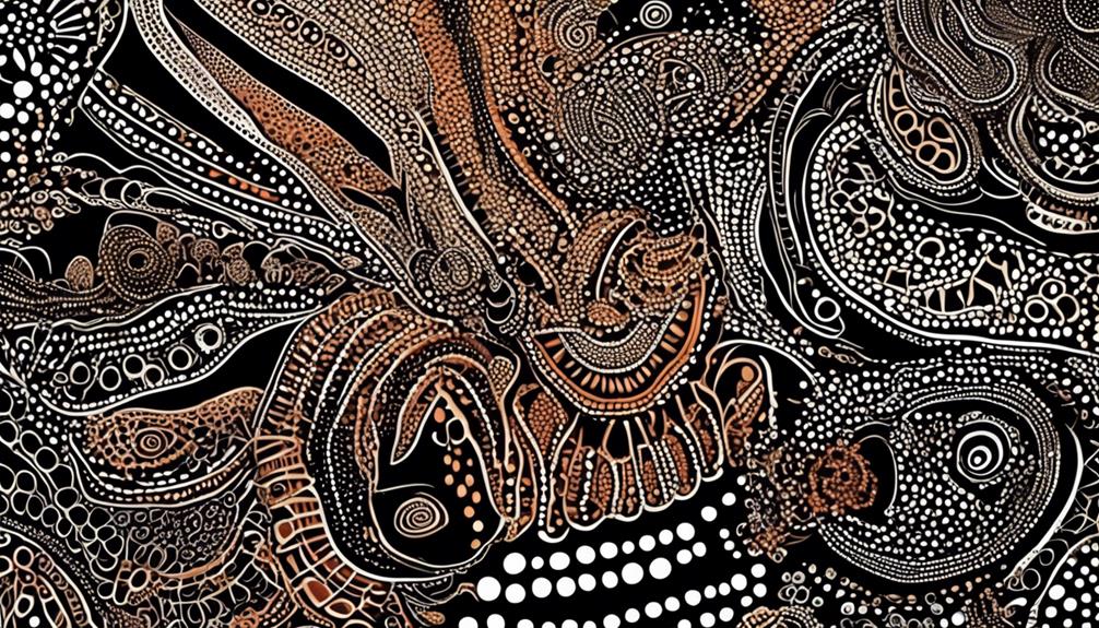 detailed dot pattern artwork
