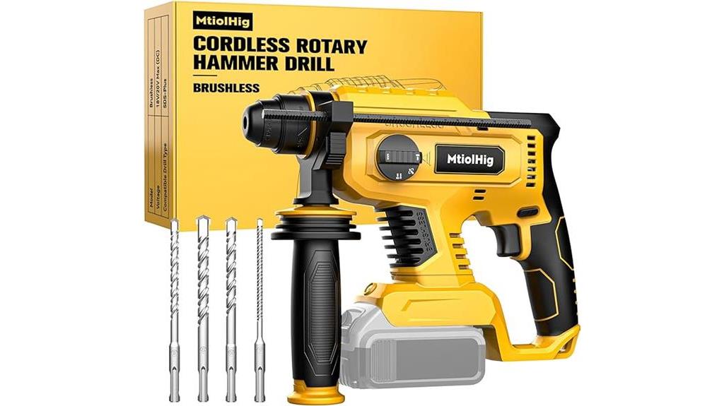 dewalt 20v max rotary hammer drill brushless cordless