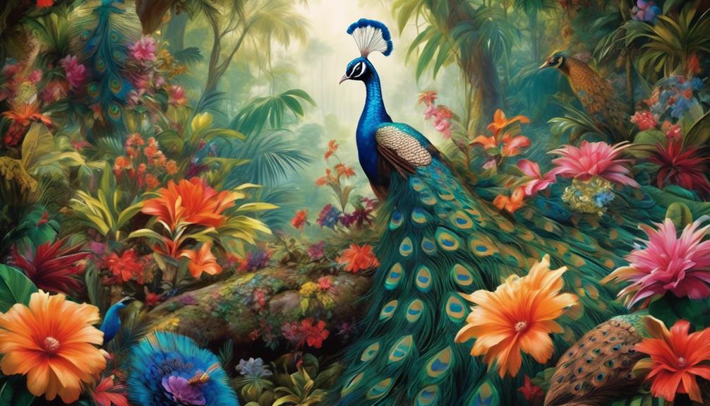 diverse peacock populations worldwide