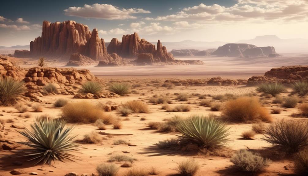 dry desert sand dunes
