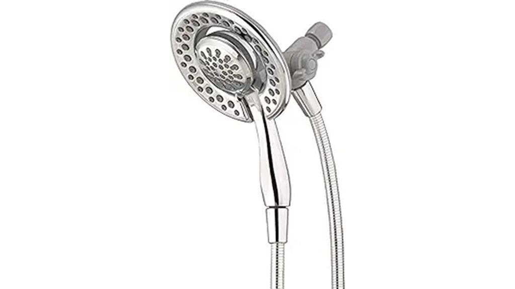 dual shower head with handheld