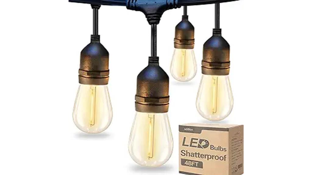 durable outdoor lights with shatterproof bulbs