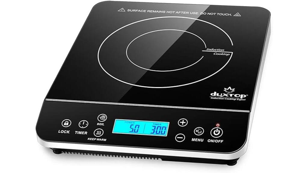 duxtop induction cooktop 1800w