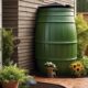 eco friendly rain barrel collection