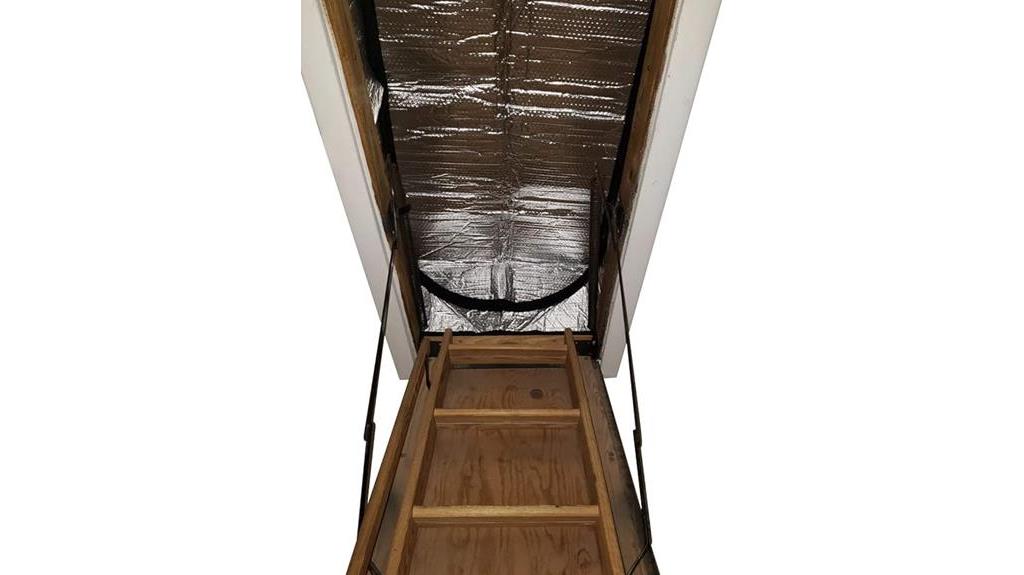 effective attic stairs insulation