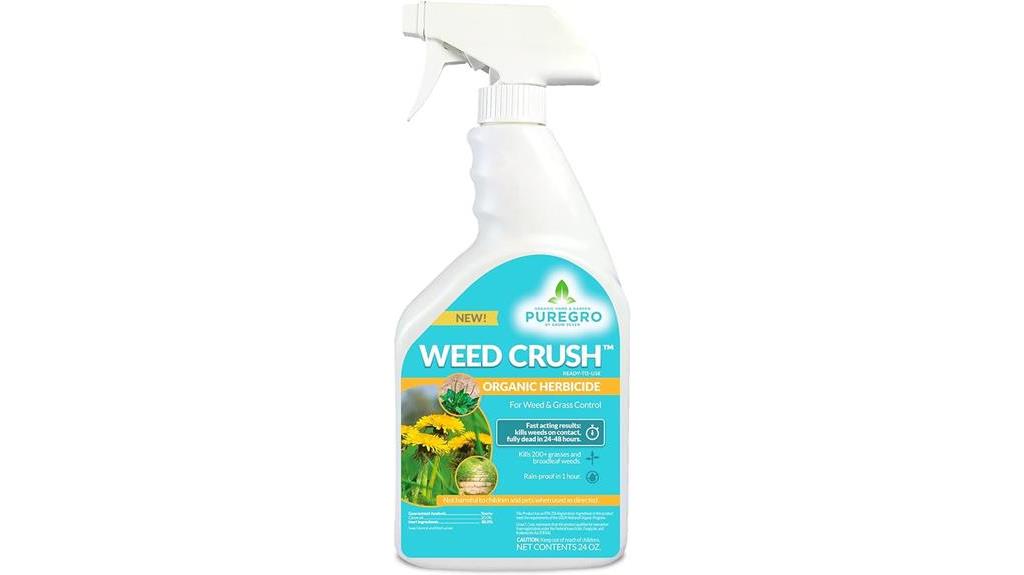 effective organic herbicide solution
