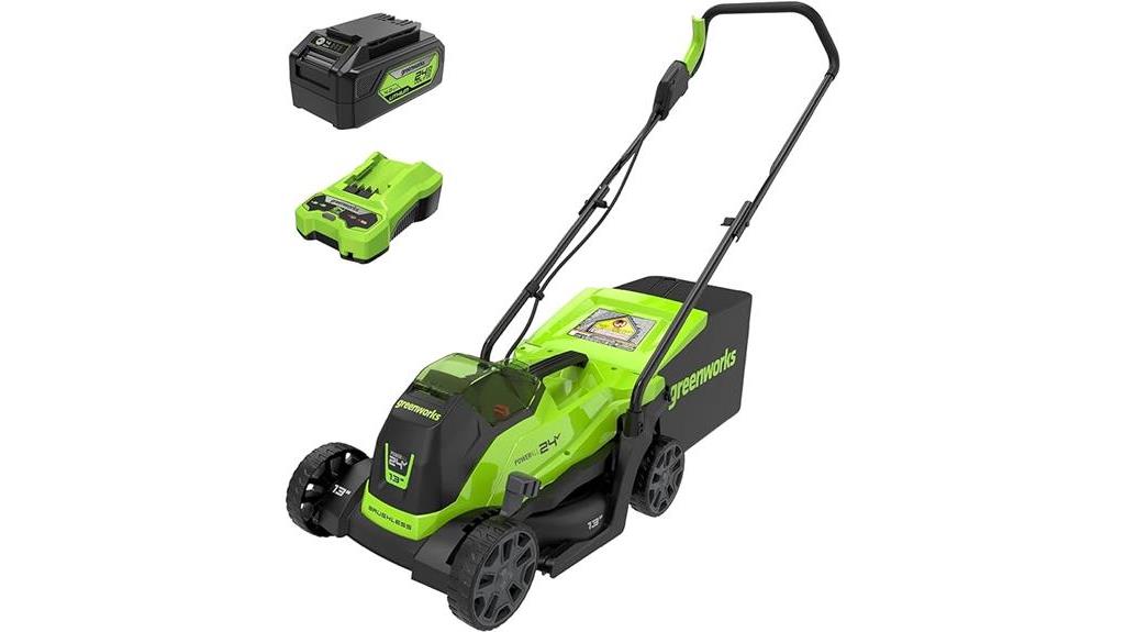 efficient and cordless lawnmower