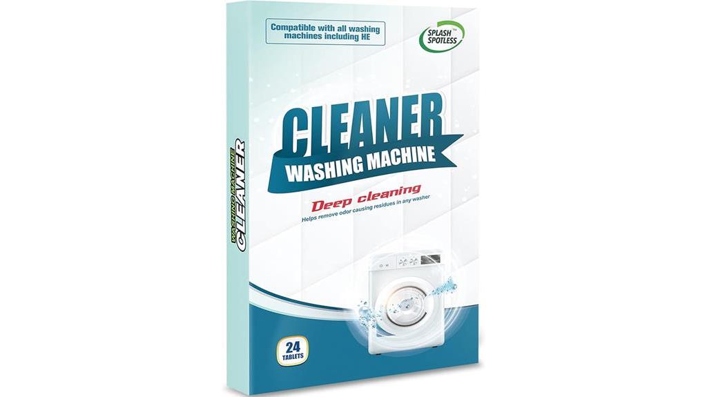 efficient cleaning for washing machines