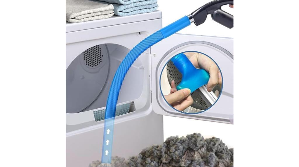 efficient cleaning of dryer vents