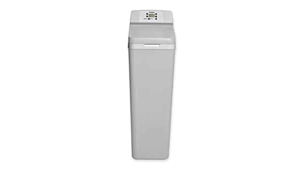 efficient water softener with salt and water saving technology