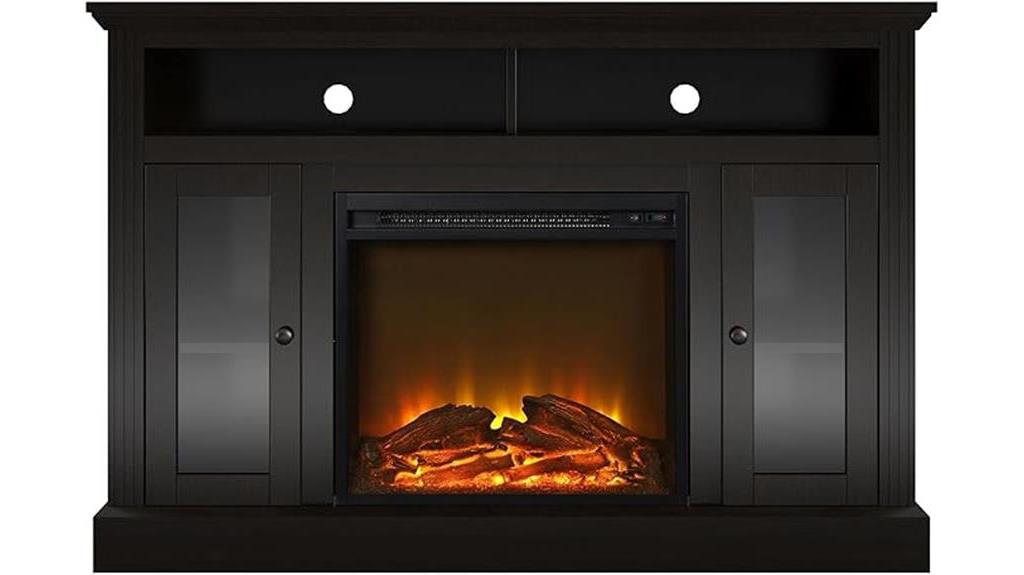 electric fireplace tv console