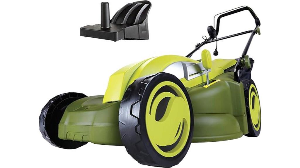 electric lawn mower mulcher details