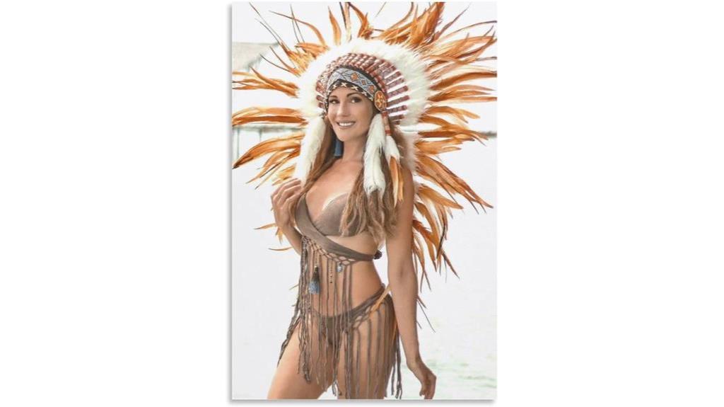 exotic indian girl aboriginal