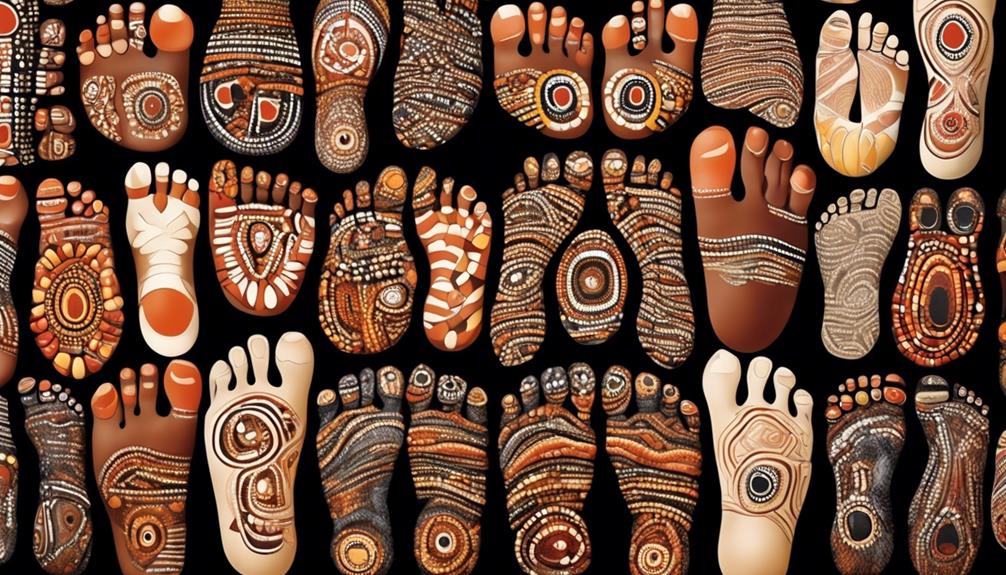 exploring aboriginal toe depictions