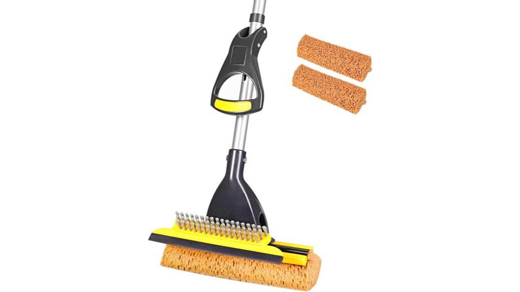 extendable handle sponge mop