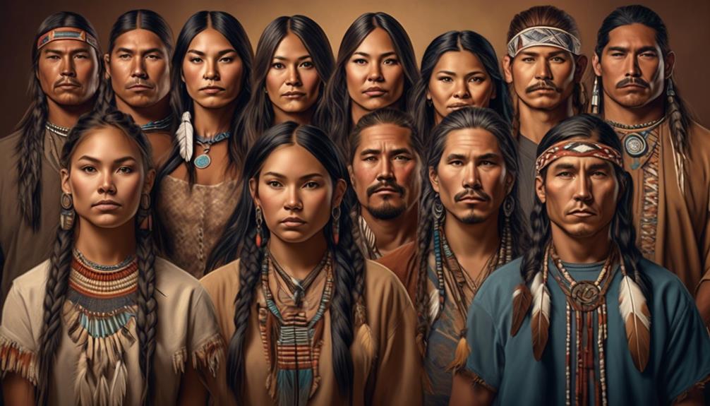 facial hair in native americans