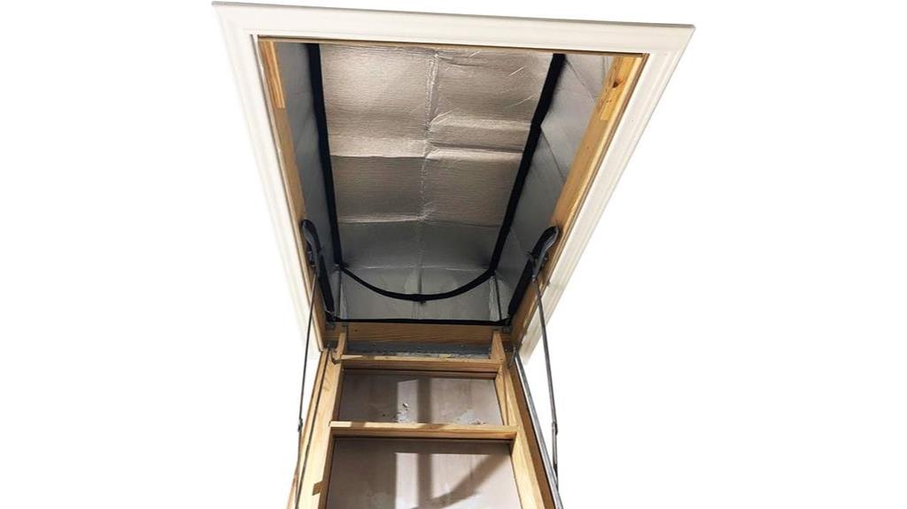 fireproof attic ladder insulation