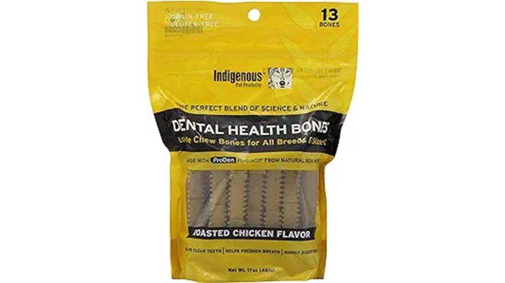 flavorful dental bones for indigenous dogs