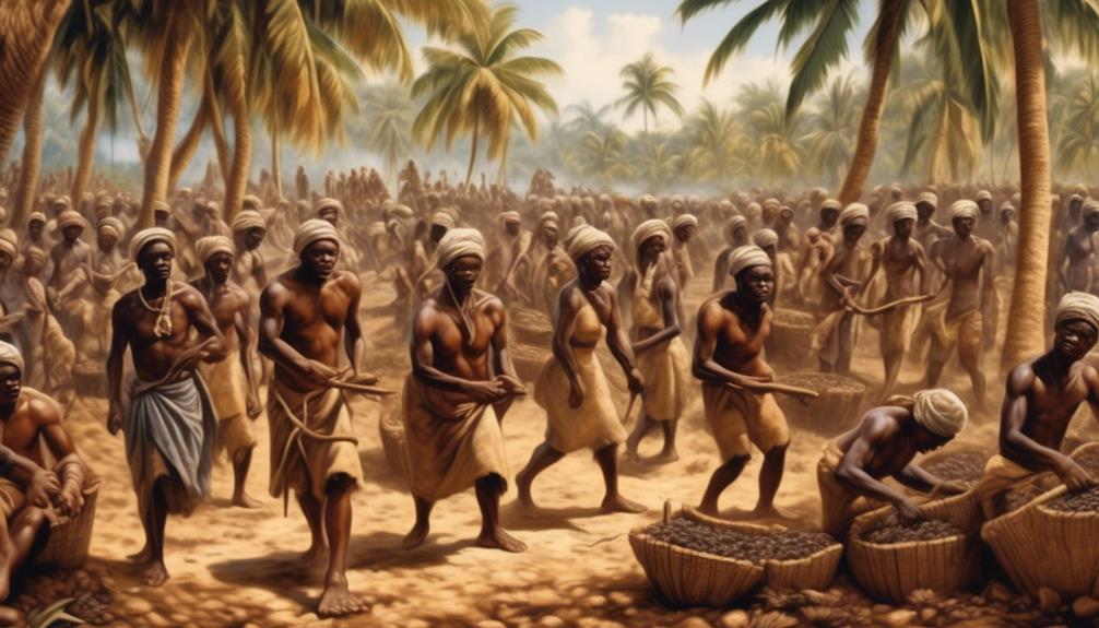 forced labor of indigenous people and african slaves