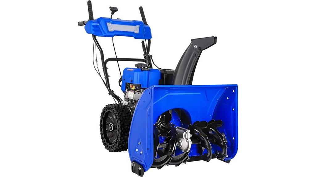 gas powered self propelled snow blower