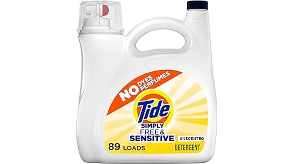 gentle fragrance free laundry detergent
