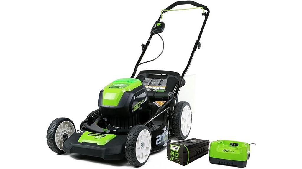 greenworks 80v brushless cordless lawn mower