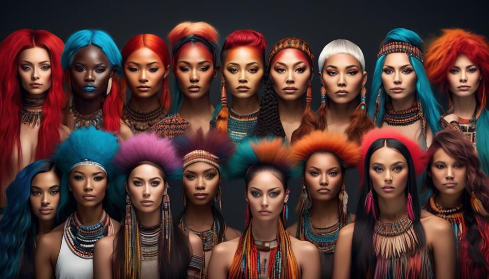 hair color choices in indigenous communities