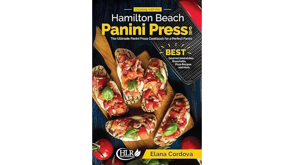 hamilton beach panini press cookbook