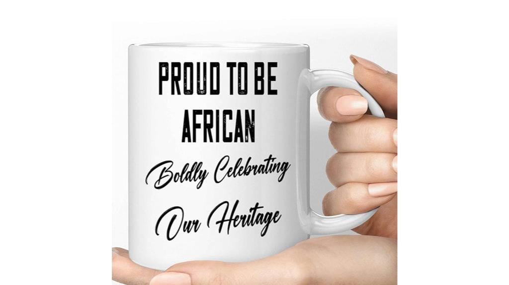 handcrafted african inspired ceramic mug