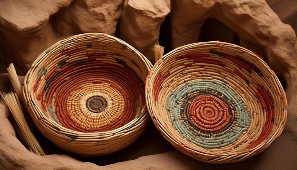 handwoven baskets made traditionally