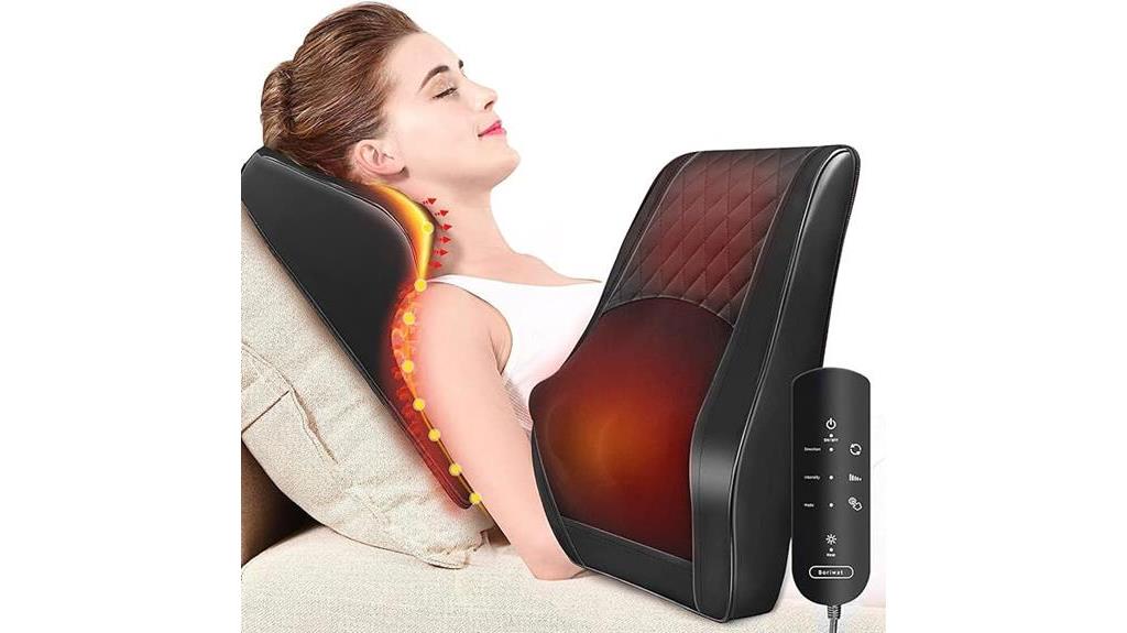 heated 3d massage pillow