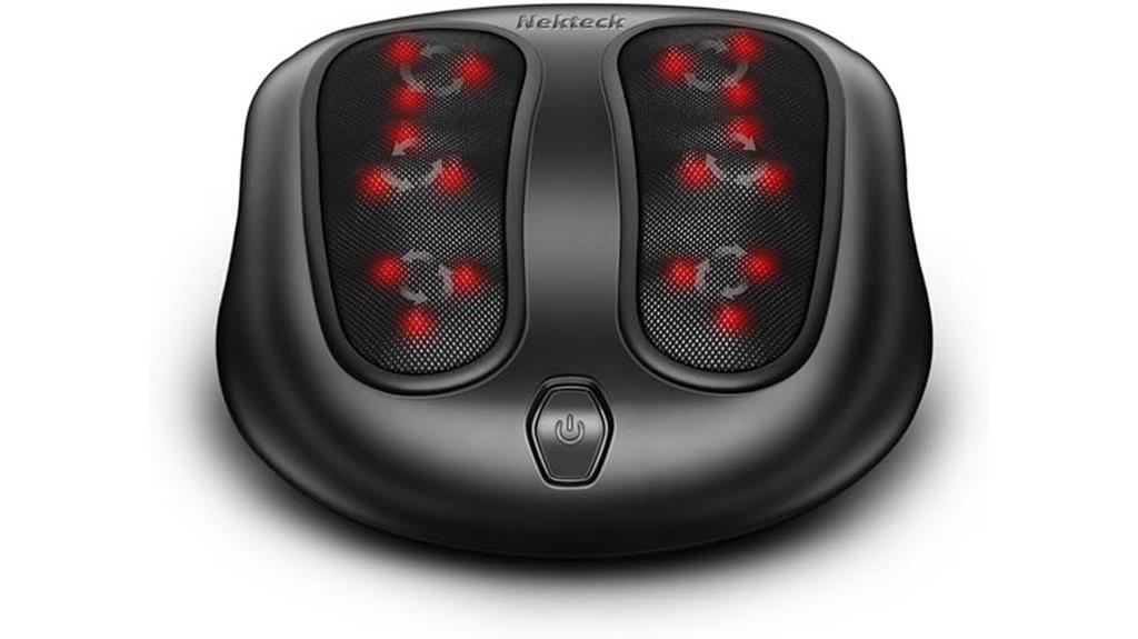 heated foot massager with infrared heat