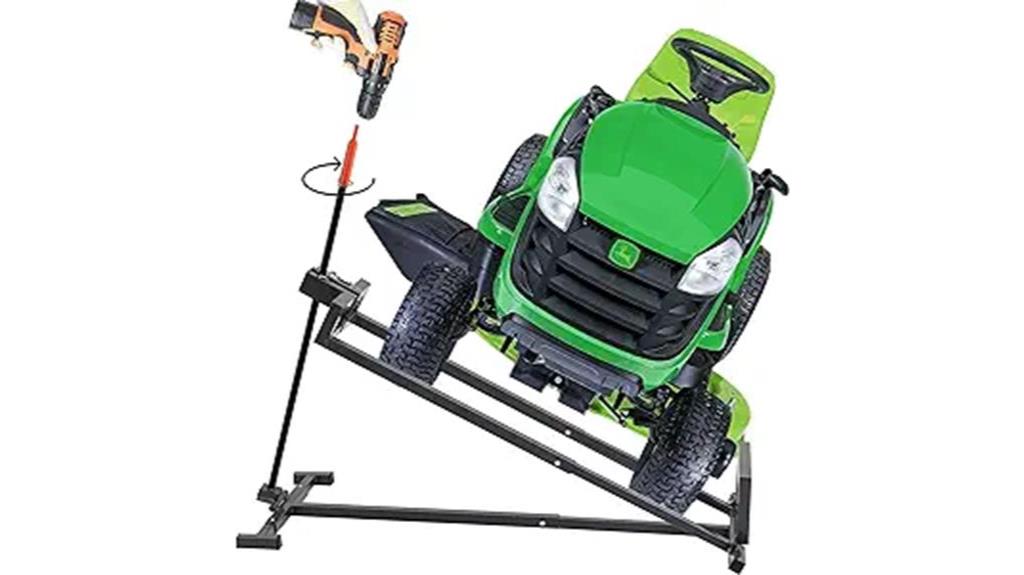 heavy duty lawn mower lift