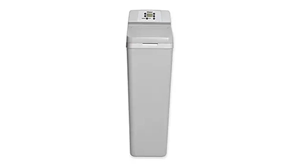 high capacity water softener with salt and water saving technology