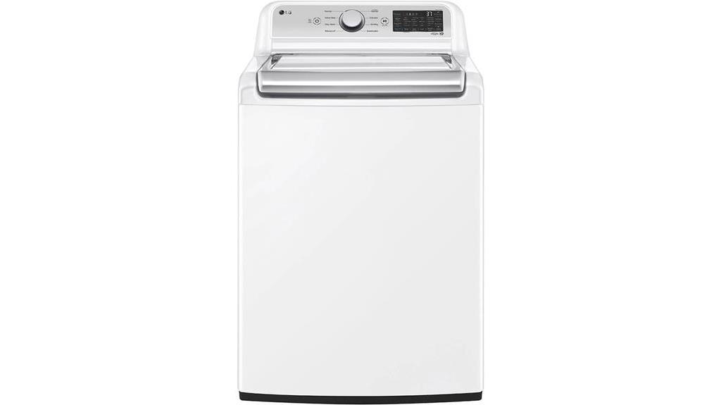 high capacity white top load washer