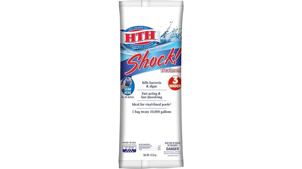 hth shock treatment chlorine