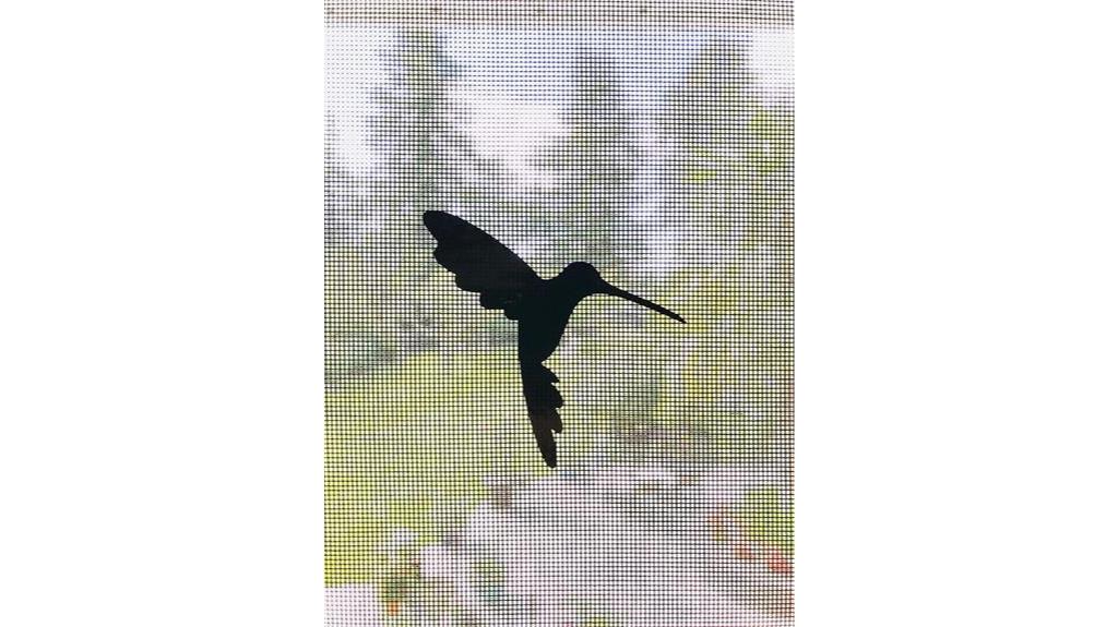hummingbird decals for screen door