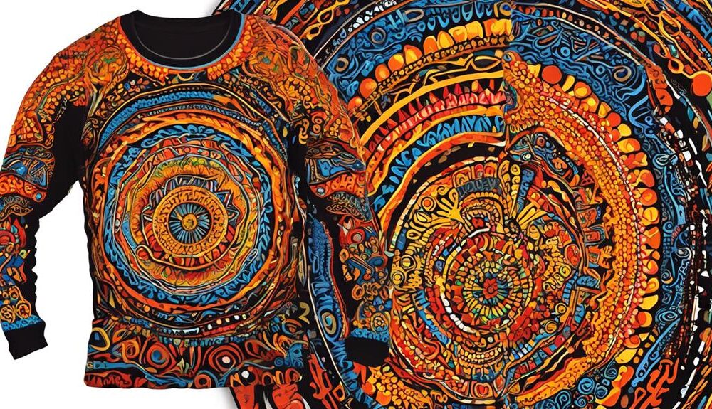 indigenous art on t shirts