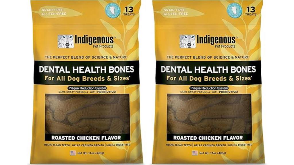 indigenous chicken flavor dental treats