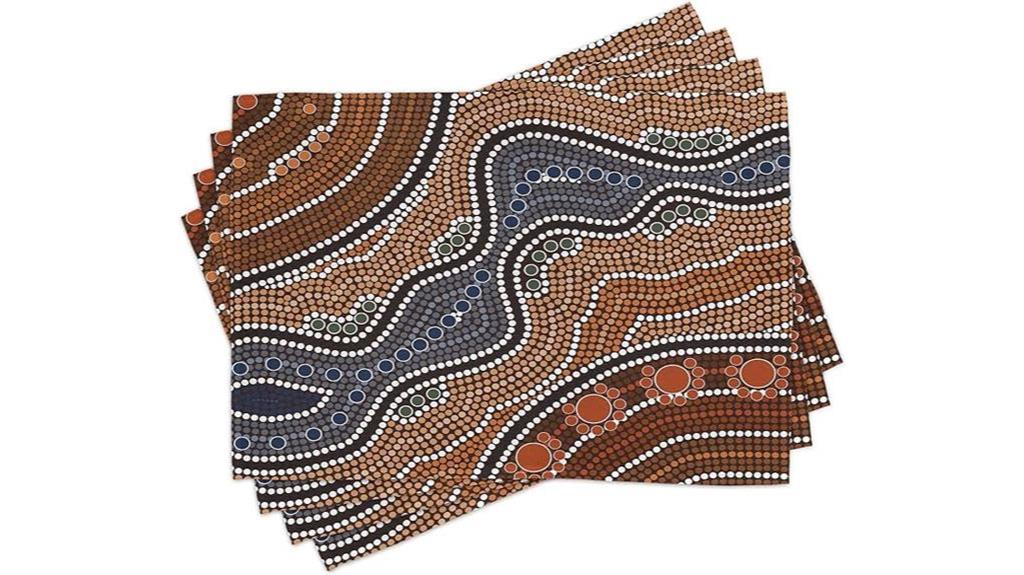 indigenous inspired place mats