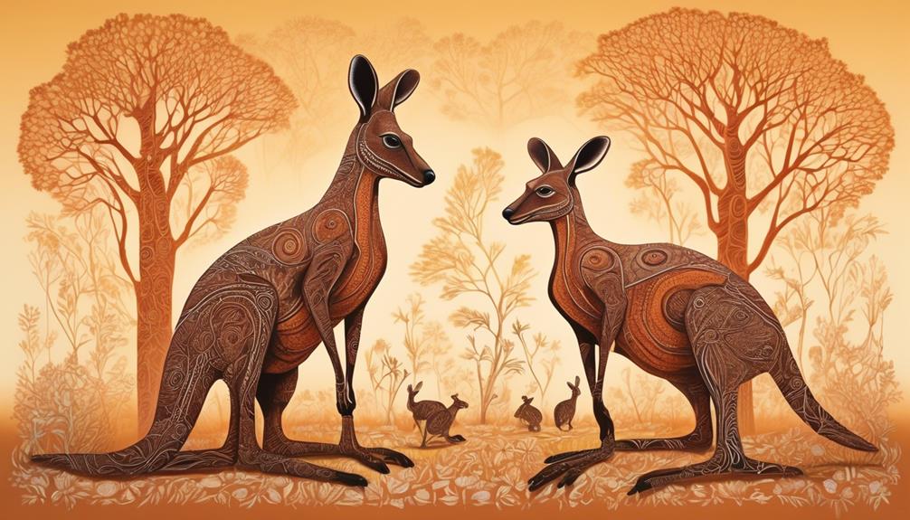 indigenous kangaroo relationship