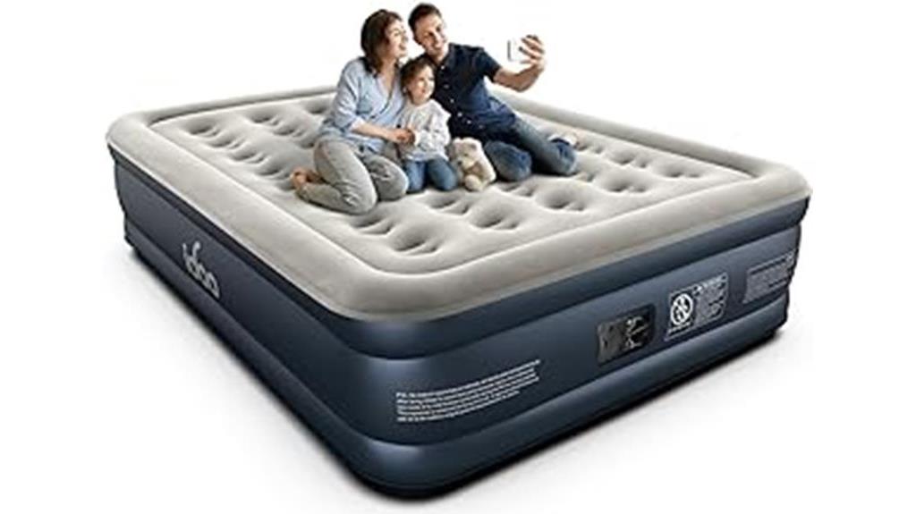 inflatable queen mattress with pump