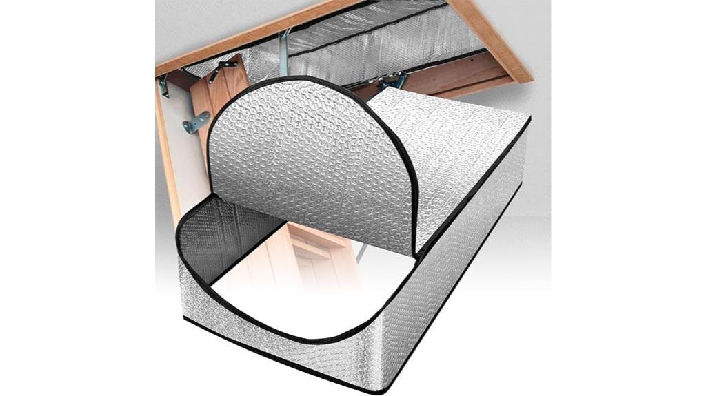 insulating attic door effectively
